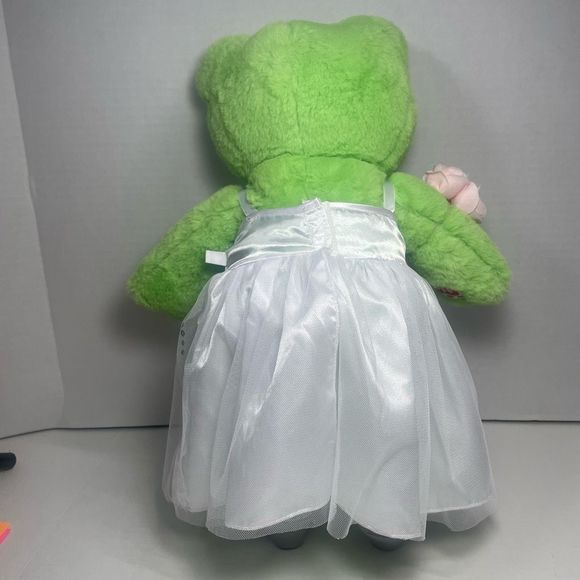 NWOT Build a Bear Spring Green Frog with Princess Outfit PRICE VERY FIRM - Picture 4 of 16